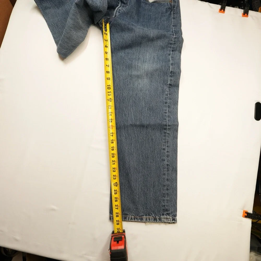 Levi's 501 Jeans‎ Mens 40X30 (39X29) Blue Denim Straight Fit Button Fly Pants